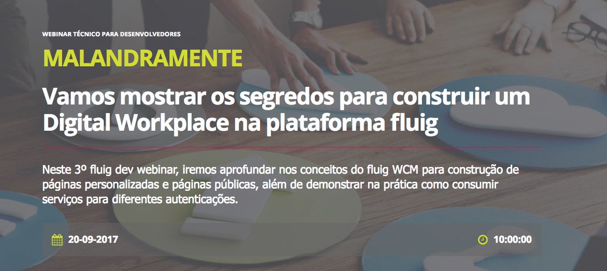 fluig's tweet photo. Quer criar um portal para sua empresa? Na nossa série de Webinars técnicos saiba como criar portais 🔝 https://t.co/V2yWAH9qT5 https://t.co/3AJQx8EVqt