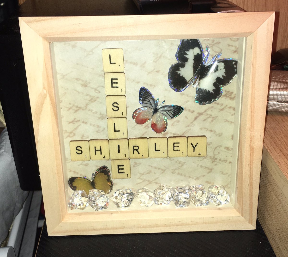 MelissaKSmith97's tweet image. One for my Mum and Dad... might end up changing it? 🤔 #scrabbleframes