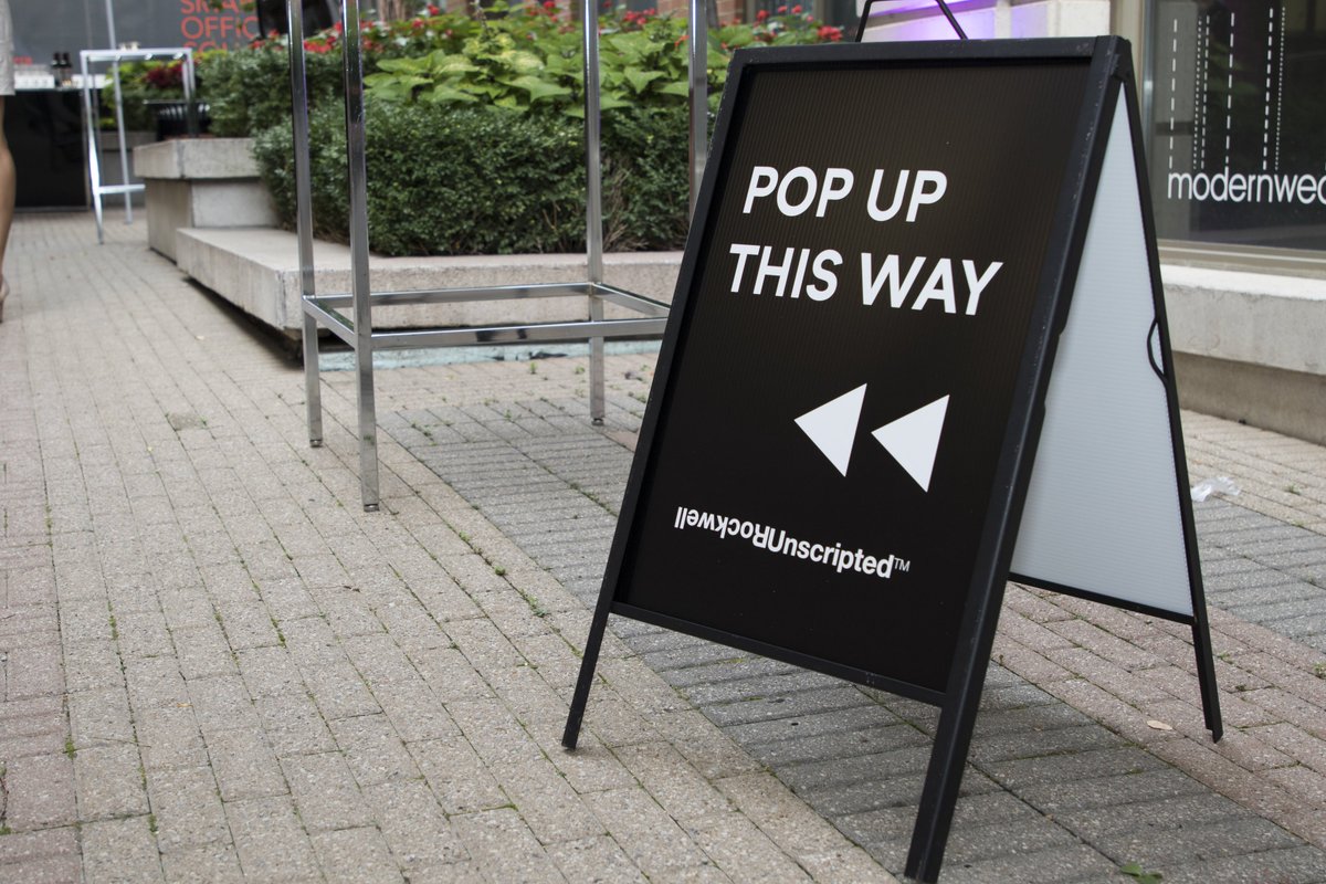 DrechselStudio's tweet photo. Our #rockwellpopup is officially open. To celebrate - we held an #industry sneak #preview. #rockwellunscripted #knoll #toronto #interiors https://t.co/3J8F478ZU6