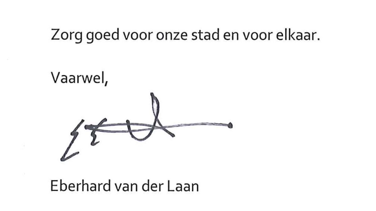 Hoop dat deze woorden in steen gebeiteld worden. Dat je er langsfietst, en steeds die oproep leest. Doorstaat de tand des tijds met gemak.
