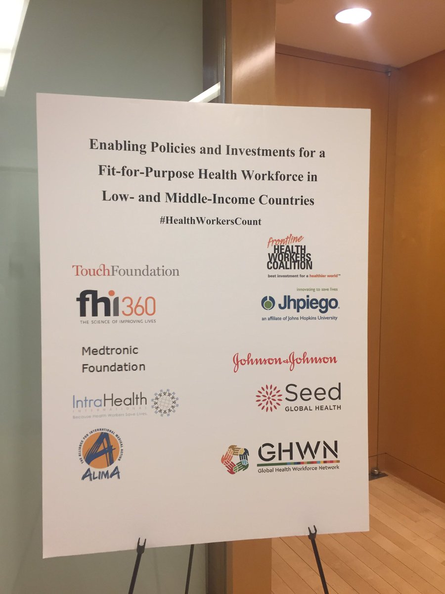 luvwstlyf's tweet photo. #HealthWorkersCount! Enabling Policies &amp; Inverstments for a Fit-for-Purpose Health Workforce in Low &amp; Middle Income Countries. #UNGA #UNGA72 https://t.co/7qjGBUFgco
