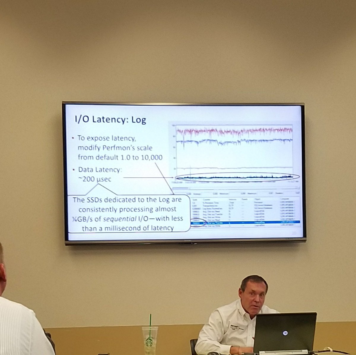 goyuix's tweet image. Geeking out with @aspiringgeek at #slcsql user group meeting today. Now I know the secret of mind blowing SQL perf now.