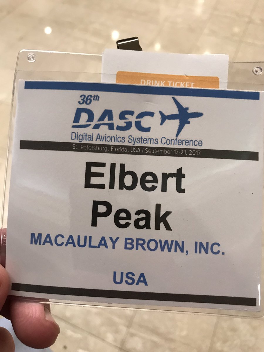 cybrwarrior's tweet photo. Professional tip: always have business cards and a 30 second intro of who you are and what you do. #DASC2017 #IEEE #AIAA @IEEE_AESS @aiaa https://t.co/3u3JNSDtNA