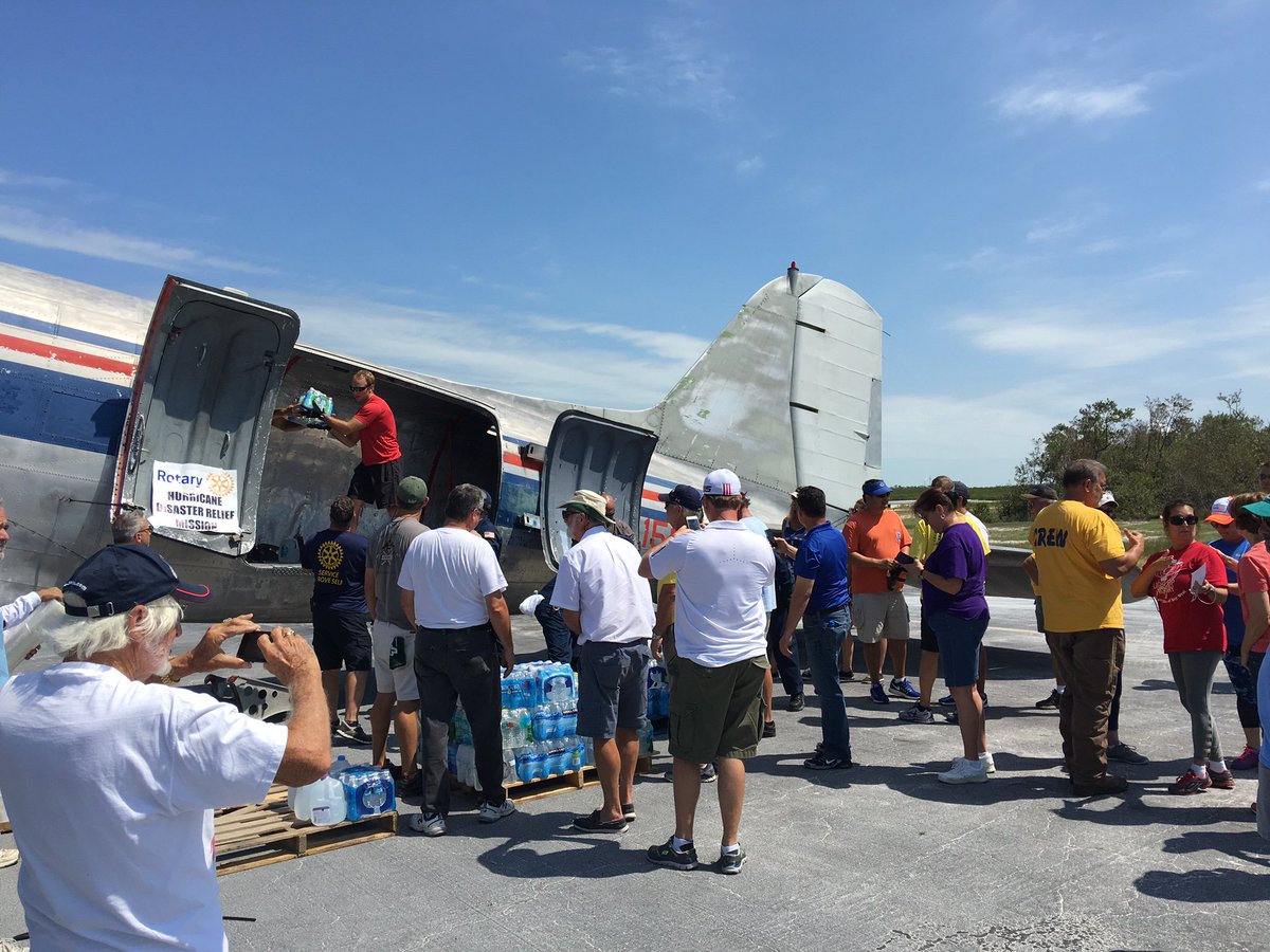 #HurricaneIrma relief mission today at the keys by the #FortLauderdaleRotaryClub joined by our CEO, Mike Grimme! -delivered water &amp; supplies