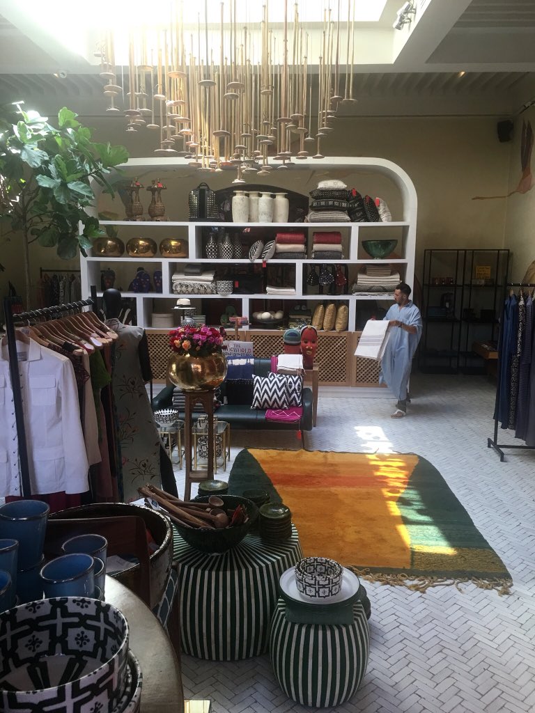Can't fit it all in my suitcase sadly. The boutique <a href="/el_fenn/">El Fenn</a> - dreamy! #marrakech #luxurytravel