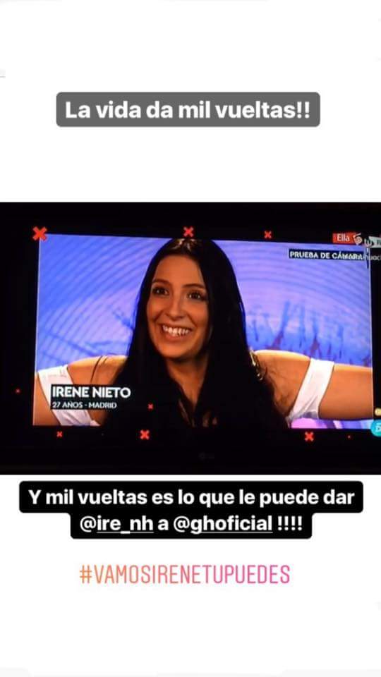 AnabelG2491's tweet photo. Te lo mereces más que nadie!!!! #GHRevolution #Irenequedate #irenistas #GH18 @ghoficial https://t.co/uaUCAhrt6B