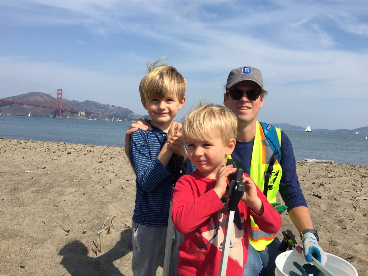 OurOcean's tweet photo. We're still giddy about the #2017cleanup! Even our board members and their kids got in on the action.  https://t.co/juPSooRCNc https://t.co/6ZbbqInCaV