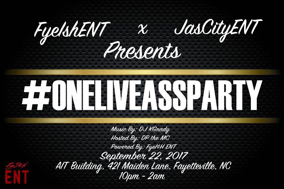 DPtheMC's tweet photo. FRIDAY NIGHT WE IN FAYETTEVILLE, NC
#ONELIVEASSPARTY
AIT BUILDING
#InGradyWeTrust X #BestHostInTheState https://t.co/f12PaEAM55