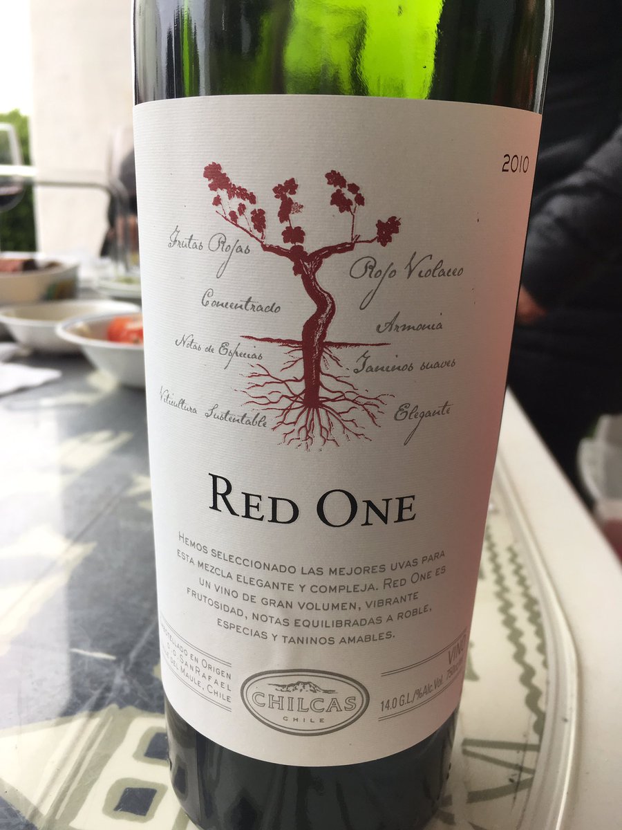 Janomarchant's tweet photo. Delicioso este Red One #laschilcas Valle del Maule. #Malbec, #CFranc, #CSauvignon, #Merlot, #PetitVerdot, #Carmenere. https://t.co/Fut8eq5y6Z