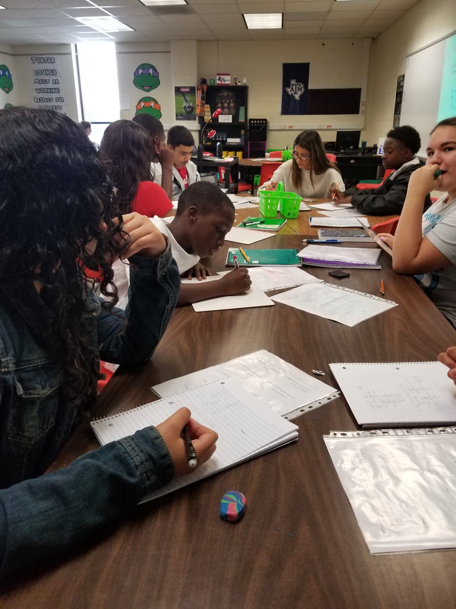 CoachLoe's tweet photo. Intervention and extension stations at KFHS to meet student needs. @KleinForest #mathmondays #flexsitting https://t.co/CH4mOUGn5f