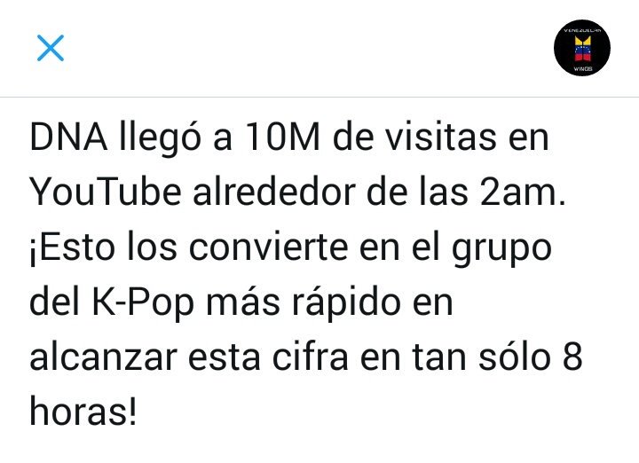 venezuelanwings's tweet photo. ¡BTS rompiendo más récords con DNA!

#BTS_DNA_TODAY 
#BTSAlbumOutNow ❄ https://t.co/iBaQ1uwJO2