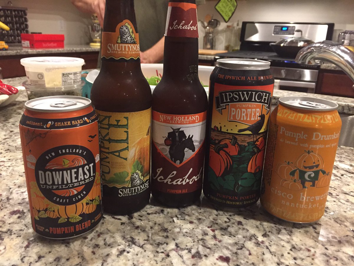 RATEMYPUMPKINS's tweet photo. This week's #pumpkinsixpack! (Minus @CamBrewingCo The Great Pumpkin, to be picked up). Join us...soon! https://t.co/vLC6kDjd8s