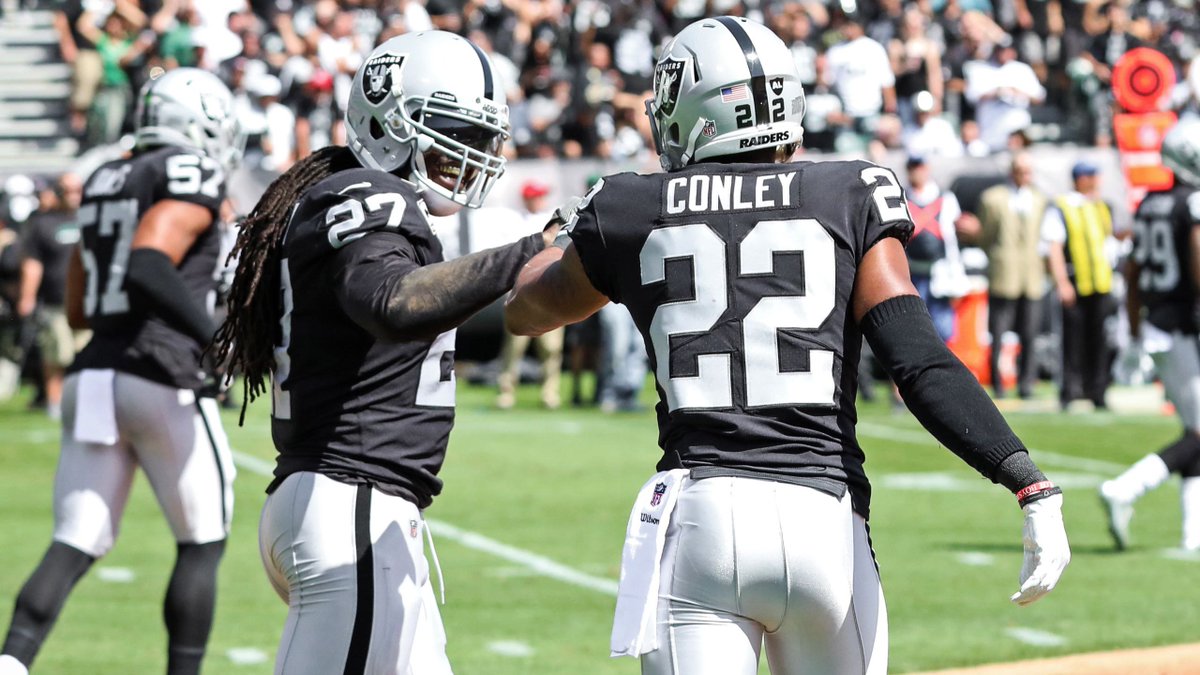 Raiders's tweet photo. The secondary was everywhere on Sunday.

#ReturnToGreatness https://t.co/UIsTrbmg8I