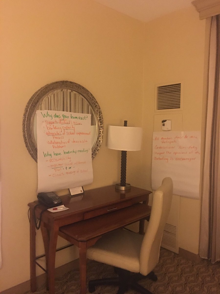 SmithCheryl12's tweet photo. @GLISI #bcls52 #BCLSQuest52 #TeamRiseUp #DoughertyCountySchoolSystem Hotel room=work space to collect team's input...DCSS RISE UP! https://t.co/nEuLzuhAVO
