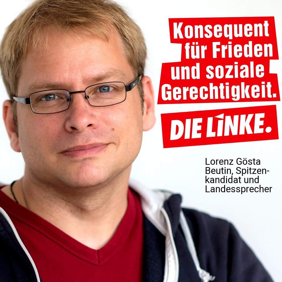 Ihre Zweitstimme für Frieden und Gerechtigkeit in #SchleswigHolstein #dasmussdrinsein <a href="/lgbeutin/">Lorenz Gösta Beutin ☮️ Нет войне!</a> <a href="/linke_sh/">Die Linke SH ❤️</a> @dielinke