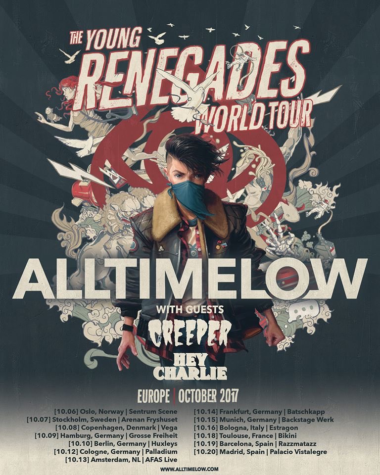 Bildresultat för all time low last young renegade tour sweden