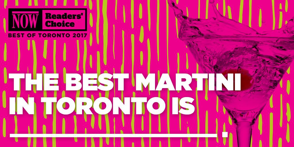 Now Toronto (@nowtoronto) on Twitter photo .<a href="/coldteabar/">Cold Tea</a> <a href="/LibraryBarRYH/">Library Bar</a> <a href="/MapleLeafTavern/">Maple Leaf Tavern</a> <a href="/ParkHyattTO/">Park Hyatt Toronto</a>? Pick your fav Martini to win prizes buff.ly/2wd3rfG #nowreaderschoice .<a href="/coldteabar/">Cold Tea</a> <a href="/LibraryBarRYH/">Library Bar</a> <a href="/MapleLeafTavern/">Maple Leaf Tavern</a> <a href="/ParkHyattTO/">Park Hyatt Toronto</a>? Pick your fav Martini to win prizes buff.ly/2wd3rfG #nowreaderschoice