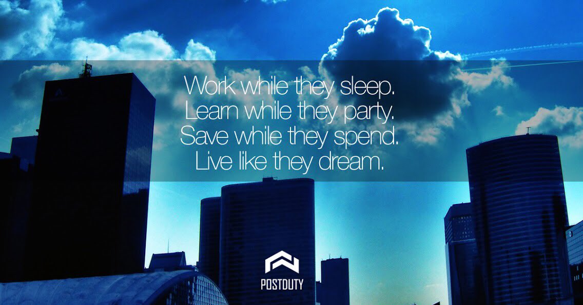 PostDuty's tweet image. Nuff said! #MotivationMonday