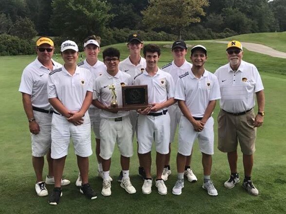 NviewAthletics's tweet photo. Northview Golf swept the NLL Championships today @ Eagle's Landing. The Wildcats shot 303 &amp; the LadyKats shot a 356. @Kunkel11Jack was POY. https://t.co/HvkLa497zU