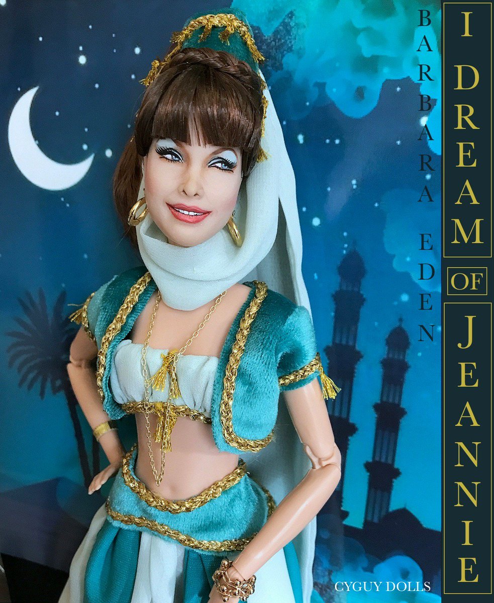 Love I dream of Jeannie? So do I l! Made these two OOAK dolls of <a href="/Barbara_Eden/">Barbara Eden</a> BC she's the best