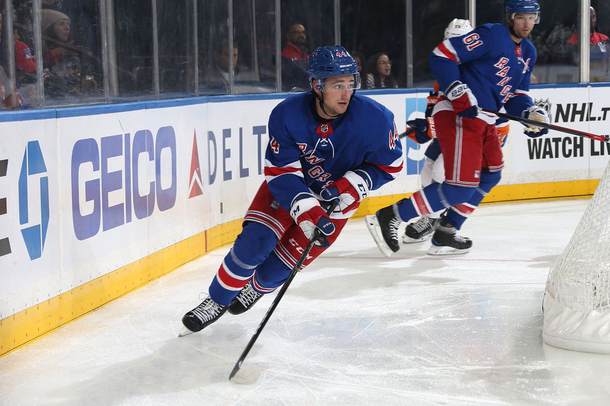 NYRangers's tweet photo. GOAL!! WHAT A MOVE BY @NPionk95!! #NYR win 1-0 in overtime! https://t.co/0nVsrgK1d0