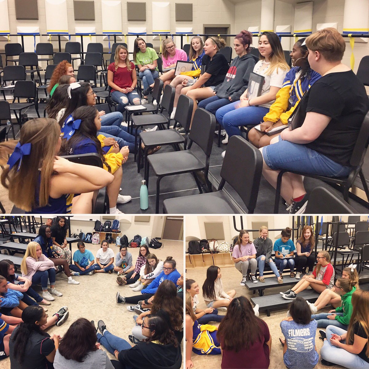 KleinHighChoir's tweet image. We asked, "What old-fashioned thing is best?"  You said, "Communication.  More talking - less phones".  Building relationships today.