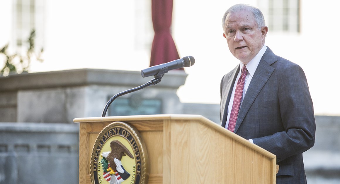 politico's tweet photo. Justice Department appeals block on Trump's sanctuary city executive order https://t.co/fVzfZat0mO https://t.co/I3jFShgx6T
