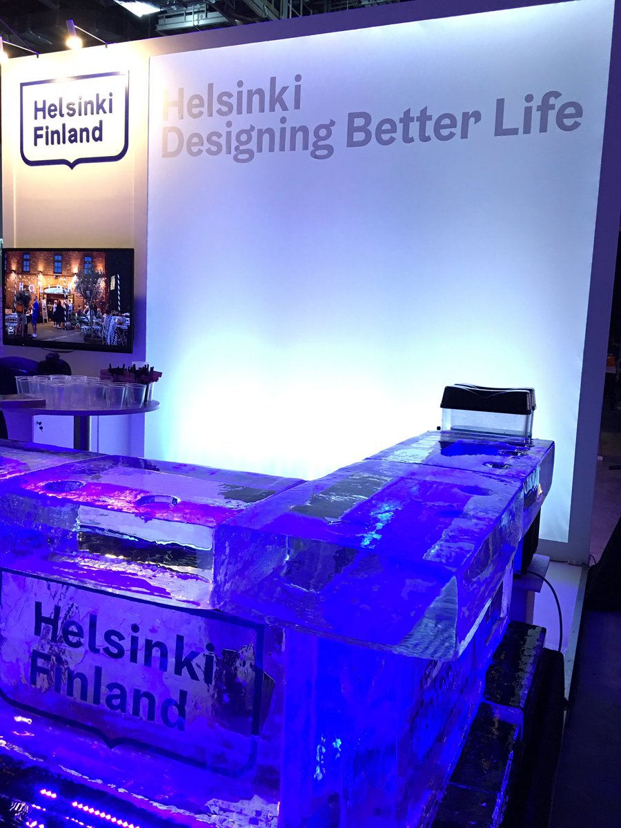 Kaide's tweet photo. Helsinki brought some real ice to Singapore. #cool #slushsingapore https://t.co/4E0kYJqs20