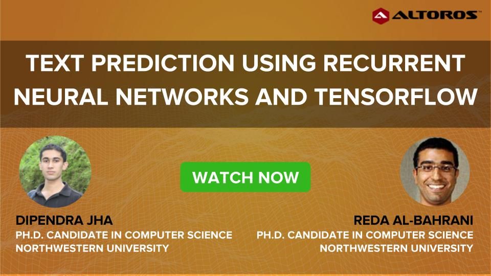 TensorBeat's tweet photo. A comprehensive guide on how to perform #textprediction using #RNNs and #TensorFlow https://t.co/phBiyqj4dX https://t.co/aRFWss7Rcp
