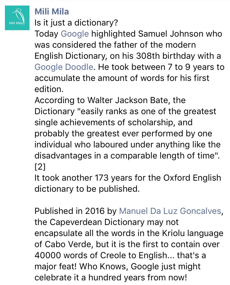 Fun fact! Happy 308th bday to the father of the modern English #Dictionary #SamuelJohnson! Check out the #Google doodle paying homage to him