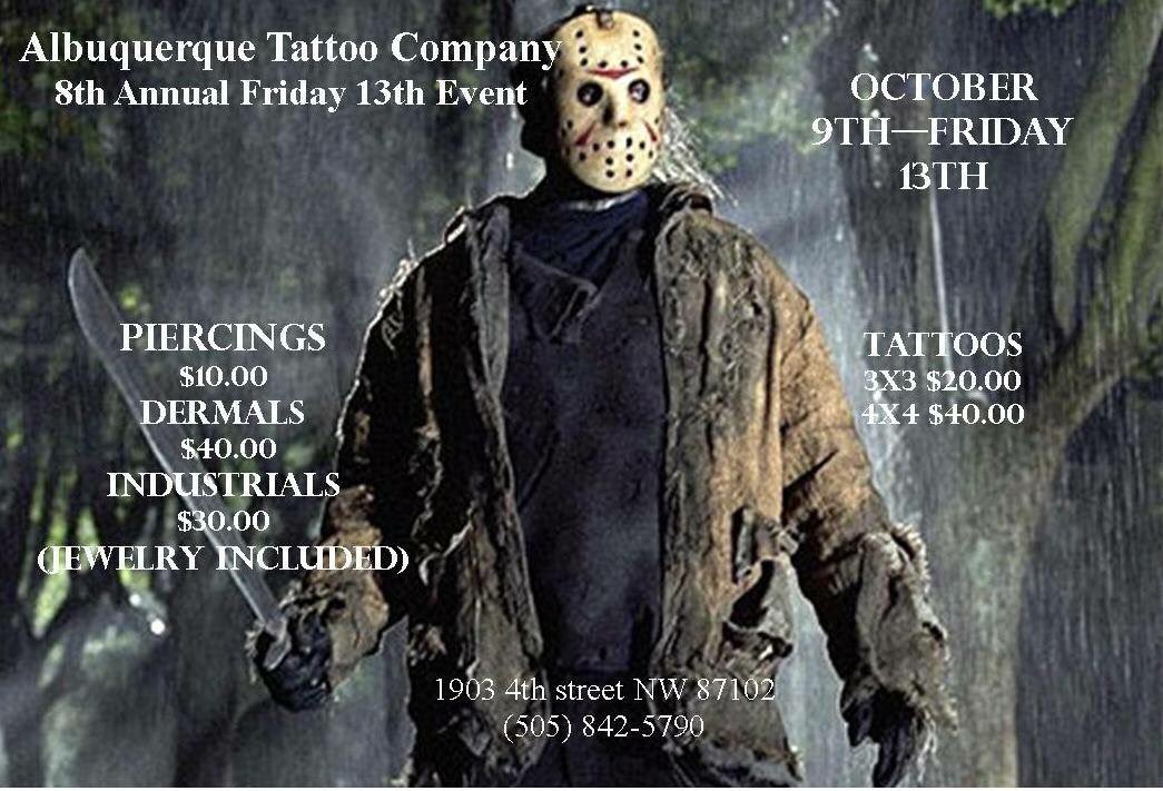 Friday The 13th Tattoo By Bobby Albuquerque Ink Tattoo Facebook