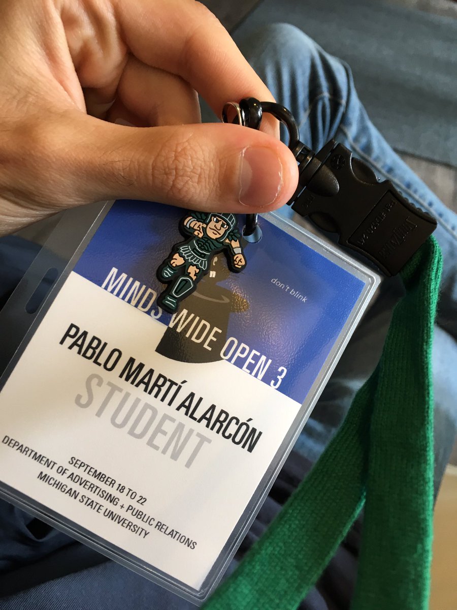 Todo listo para el Minds Wide Open 🇺🇸