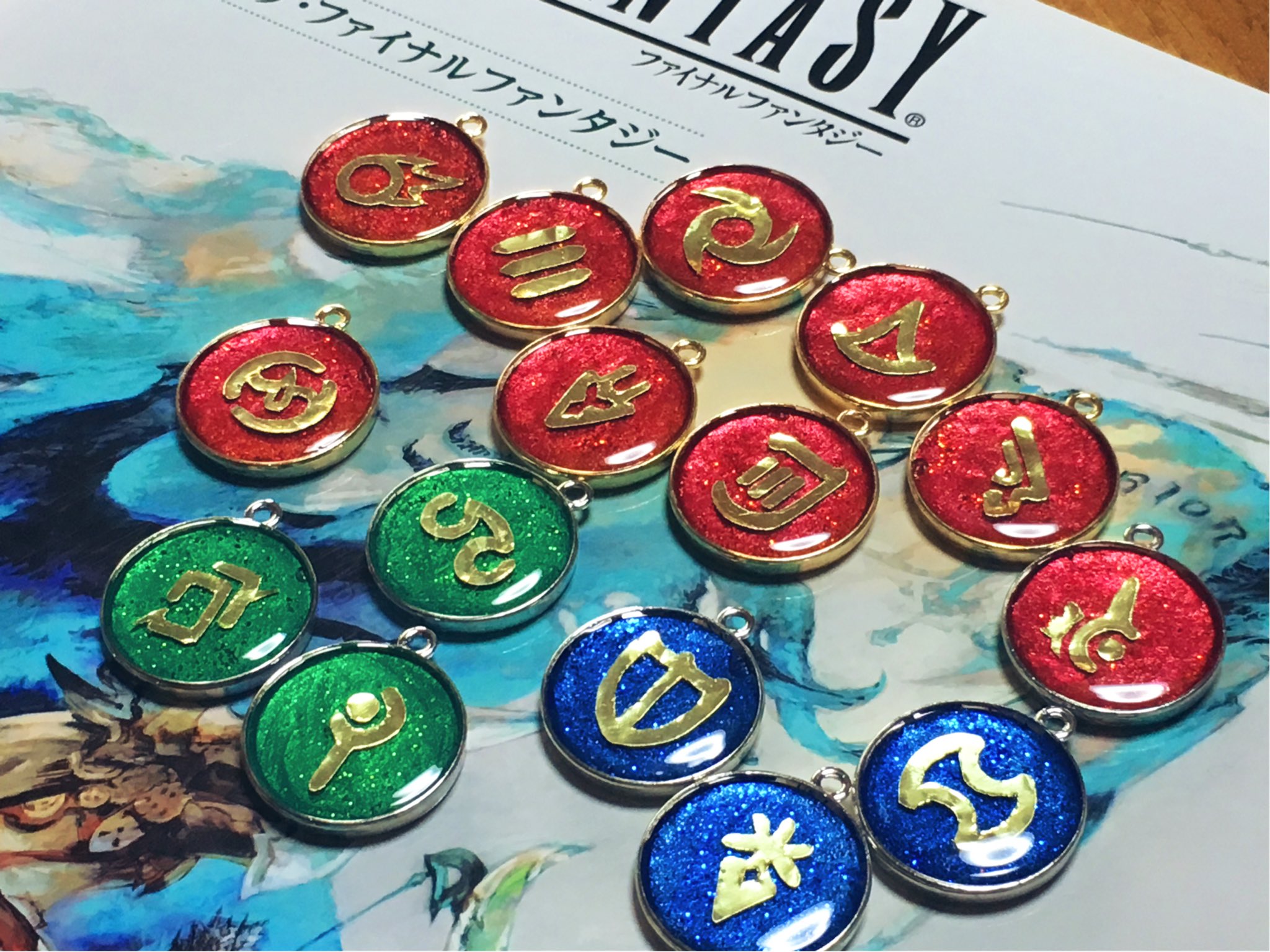 ｉｖｙ レジンでジョブアイコン作ってみた T Co Dpbkoqqicn Twitter