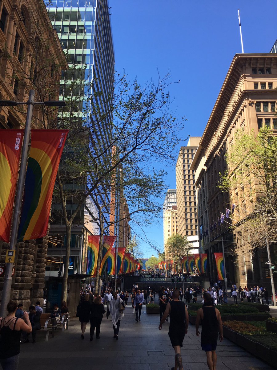 We love that the <a href="/cityofsydney/">City of Sydney</a> are getting on board with the #yes campaign #marriageequaility