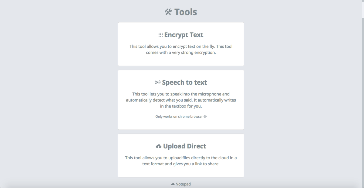 notepadpw's tweet photo. New update: September 18, 2017
- Encrypt text
- Speech to text
**Check out https://t.co/HsWRzV3SAQ https://t.co/mW1CtaMmW7