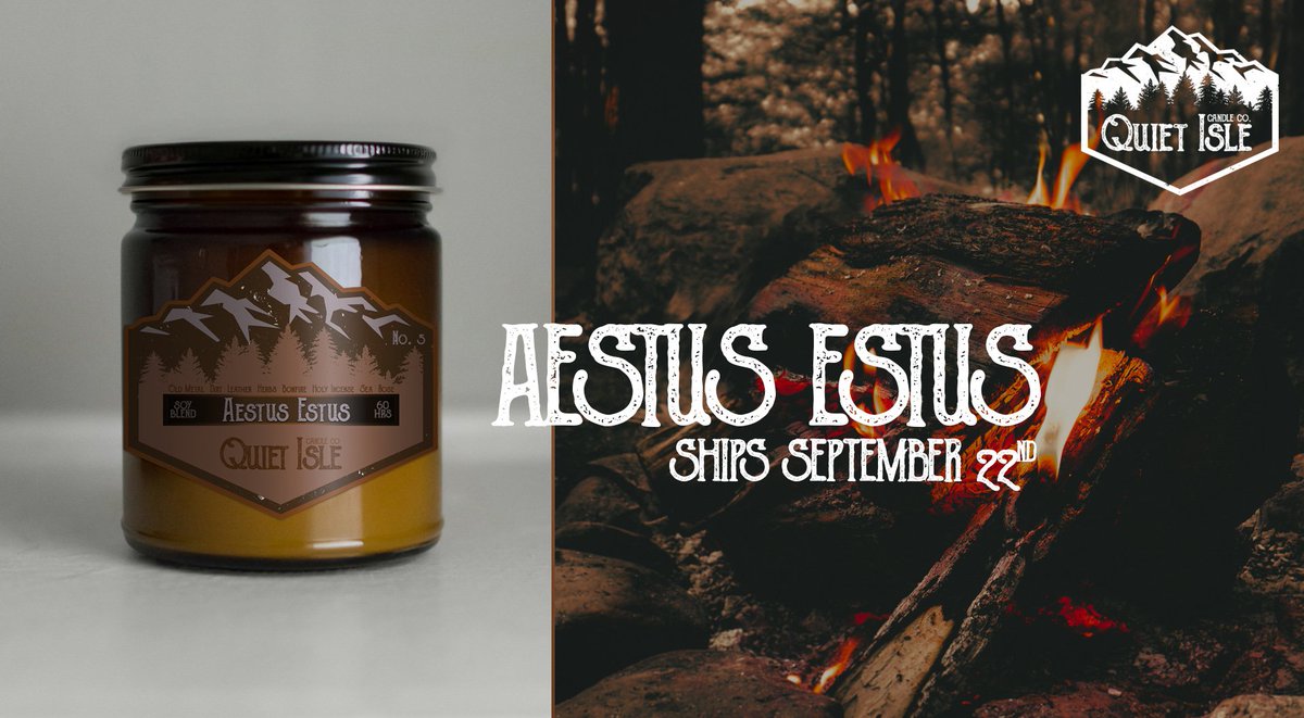 There's still time to preorder one or both of our candles just in time for our autumn release. Shipping Friday 9/22 goo.gl/YySV1o