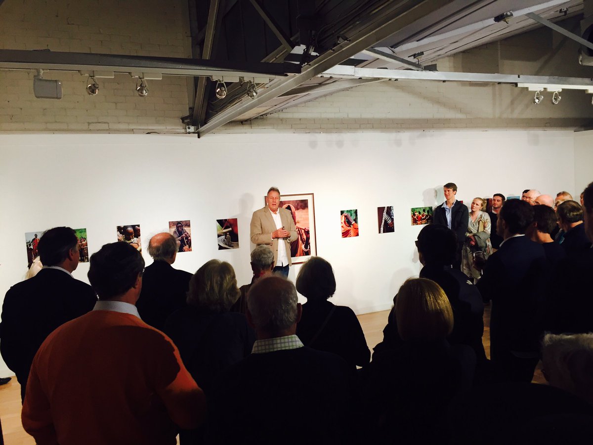 noblewordscomms's tweet photo. "Life as it was 1000 years ago". Dr Charles Lane on #Barabaig #book, launching tonight at Bright Space Gallery with pix on show for a month https://t.co/p9lks3aTo2