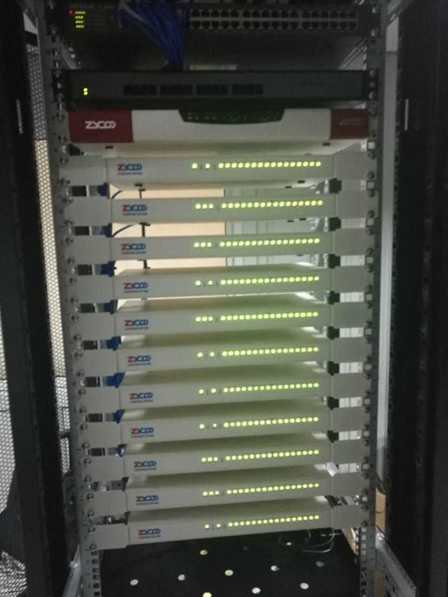 ZYCOO_VoIP's tweet photo. Keep it real, no Photoshop effects,taken from a project just deployed with 1xCooVox U80, 11xEX16S, 180xhandsets, job done well in 5 mins. https://t.co/bGS9YYqsFX