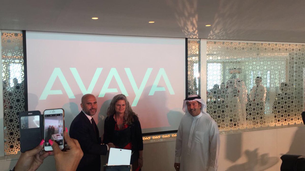 Proud to open new #Avaya office in #Bahrain with #Aimee_Cutrona <a href="/UsembassyManama/">U.S. Embassy  Manama</a> &amp; #Khalid_ALRuhaimi <a href="/bahrainedb/">Bahrain EDB</a>