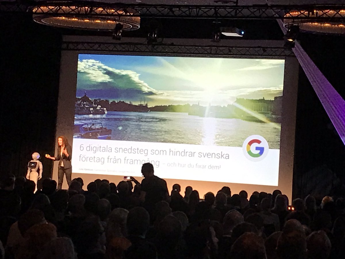 Väldigt kul att se <a href="/LinaCHansson/">Lina Hansson</a> prata konvertering på scenen <a href="/webbdagarna/">webbdagarna</a> Kolla gärna livesändningen (hittar inte länk nu). #Webbdagarna
