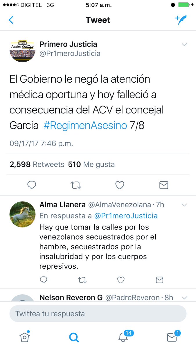 2. Sin confirmar, PJ informó que el Concejal Carlos García habrían muerto por un ACV, su muerte fue q causa de un paro respiratorio