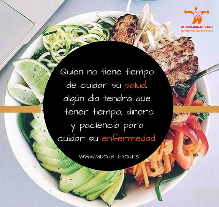 MDoubleYouSpain's tweet photo. Quien no tiene tiempo para cuidar su salud, algún día necesitará tiempo para cuidar su enfermedad 🤔 https://t.co/0BF9JVRgMA