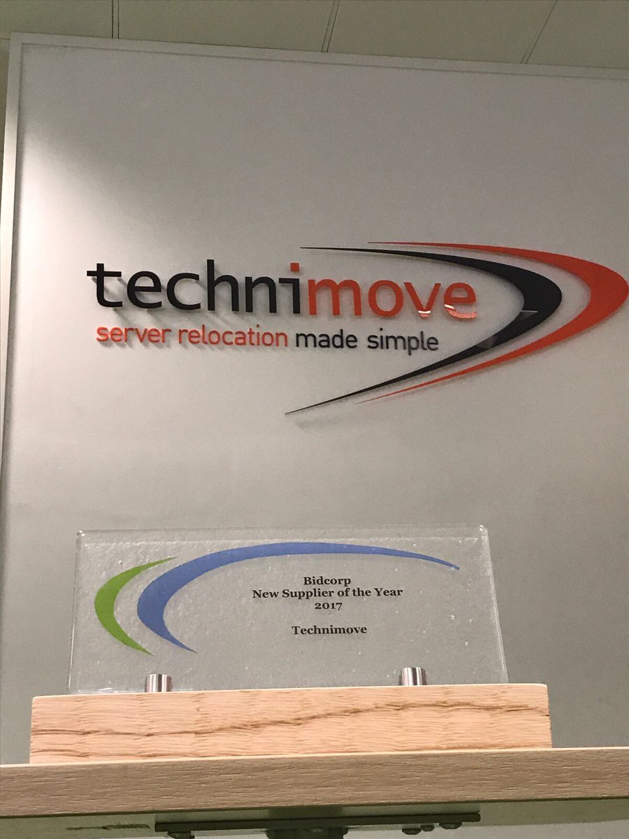 Technimove's tweet photo. We are proud to add another trophy to the collection today, after winning this 'Supplier Of The Year' award last week. #Technimove #Award https://t.co/daS5azalhF