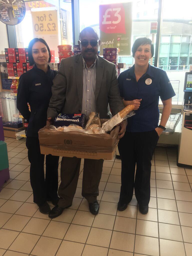 First collection at Clarence Dock, great feeling knowing we are further supporting our local community #FareShareUK