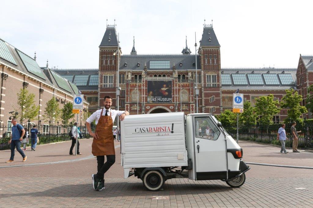 Nieuwe <a href="/CasaBarista/">CasaBarista Koffie!</a> Coffee on Wheels website is aanstaande. Hier beeldmateriaal van Dave van der Aar #Amsterdam #020