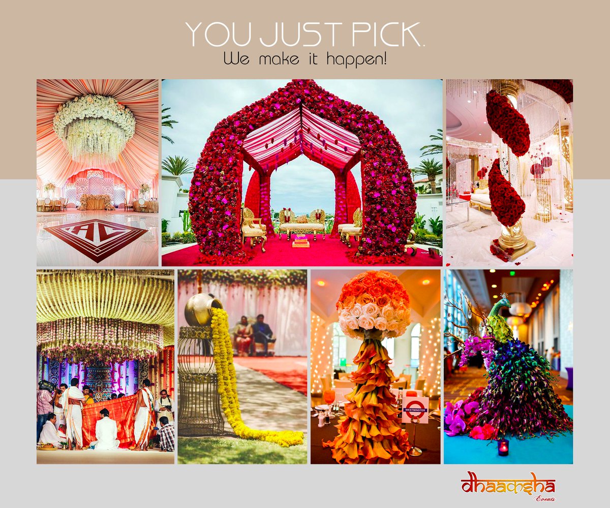 DhaakshaEvents's tweet photo. Flowers can make all the difference in your wedding decor! What's your idea for your big day? #DhaakshaWeddings #weddings #weddingseason https://t.co/xQHLrwstwt