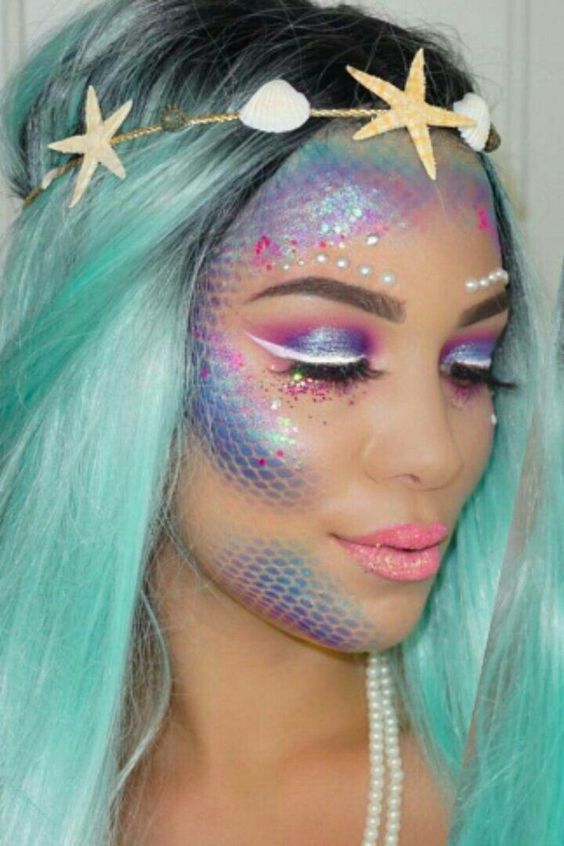 Gypsy Heart, Hippie Heart, Mermaid Spirit! #mermaid #makeupartist #mua #HalloweenTime #makeupideas