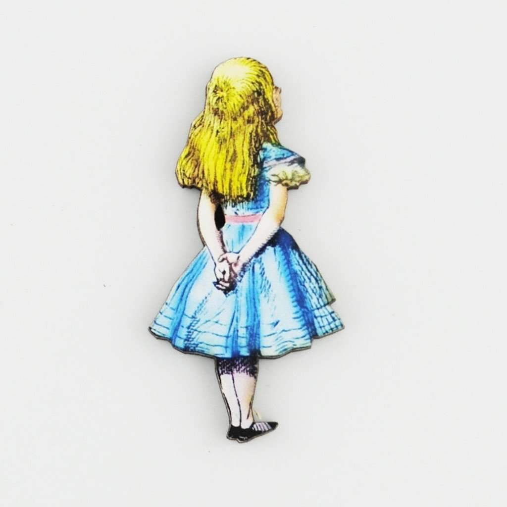 Wellreadstoreau's tweet photo. Alice in wonderland brooch (choose design) 
➤ https://t.co/Oall7hFad3 https://t.co/05tI3l4ctk