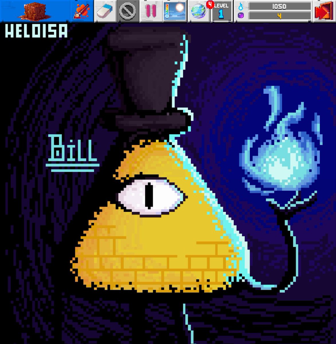 TheSandboxGame's tweet photo. Bill Cipher #pixelart π¨ #MadeWithTheSandbox by Heloisa!ππ₯ CRAFT NOW! πβοΈ #indiegame #theSandboxEvolution #digitalart #fanart #illustration https://t.co/XoC2OfFfwr