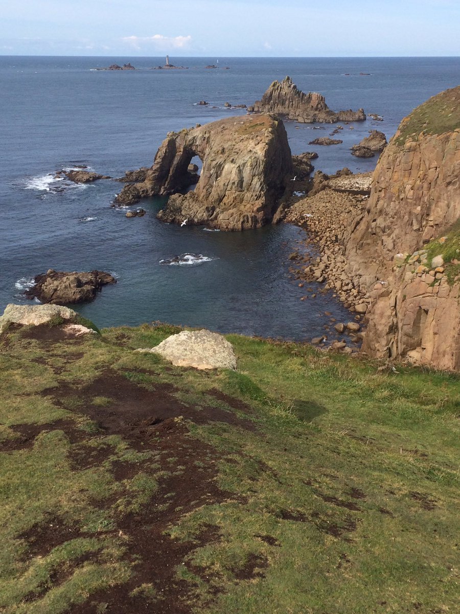 HilsGE's tweet photo. Been on the @swcoastpath for over two weeks, stunning scenery, turned @LandsEnd yesterday 🙂 #630miles @nationaltrust https://t.co/g46kRyBxGT